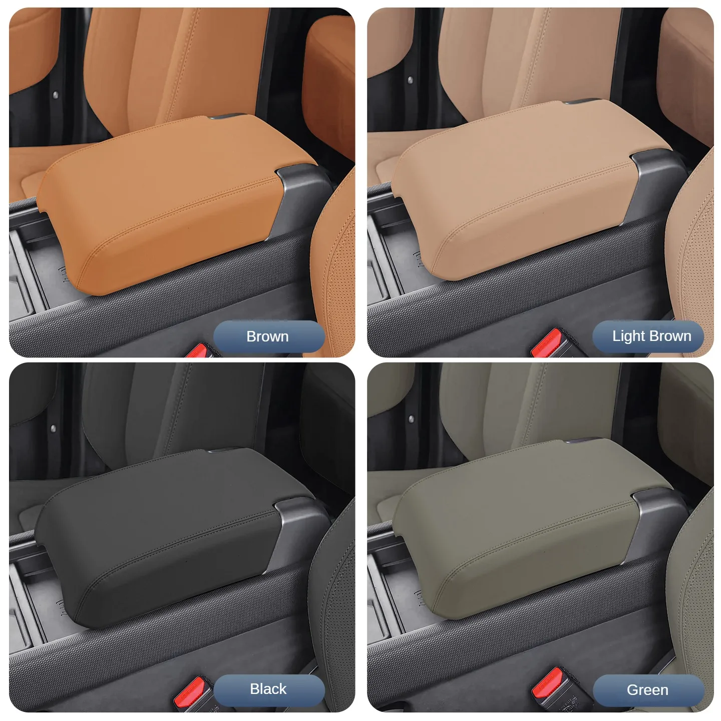 

Original Car Color Interior Leather Cover for Land Rover Defender 110/130/90 Armrest 2020 2021 2022 2023 2024 2025