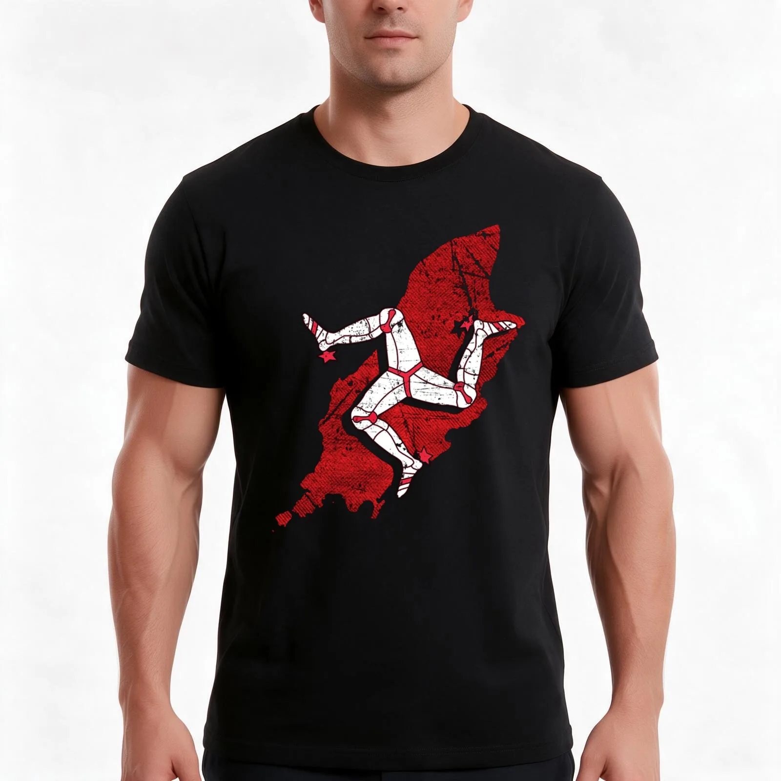 Isle of Man TT Races T-Shirt, Summer Casual Cotton Tee, Oversized Streetwear Tops, Vintage Graphic Print, Loose Fit Short Sleeve