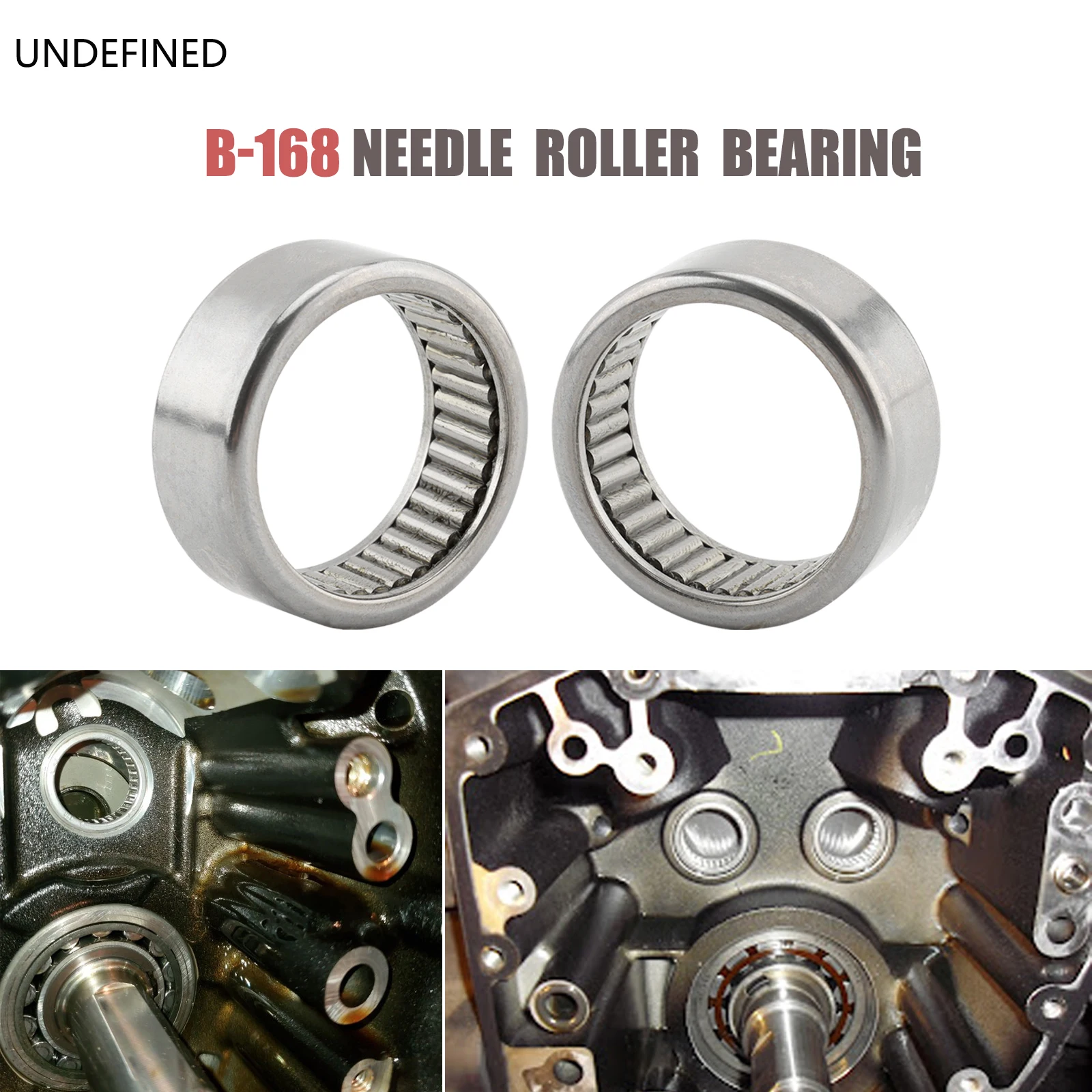 2 Pieces Silver B-168 Inner Cam Needle Roller Bearing Fit For Harley Twin Cam 2007-2017 Dyna Fat Bob 2006 Replace part #24018-10