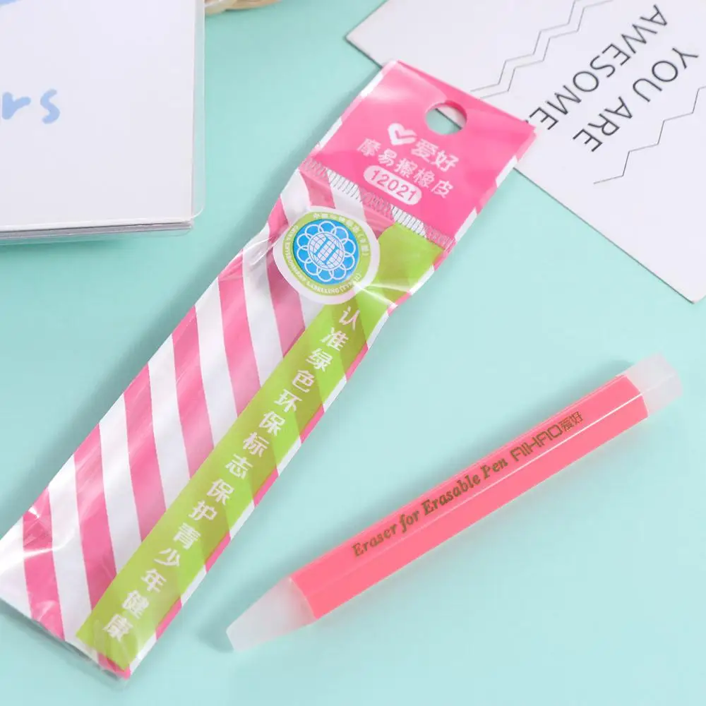 Friction Pen Eraser Learning Students Gel Ink Rubber Wipe Clean Effectively Neutral Erasable Pen School Supplies