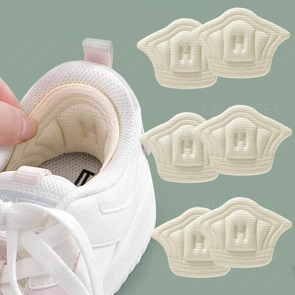 

5 Pairs Shoes Insole Patches Heel Cushion Pads Adjustable Antiwear Sport Shoe Inserts Feet Pain Relief Heel Back Stickers