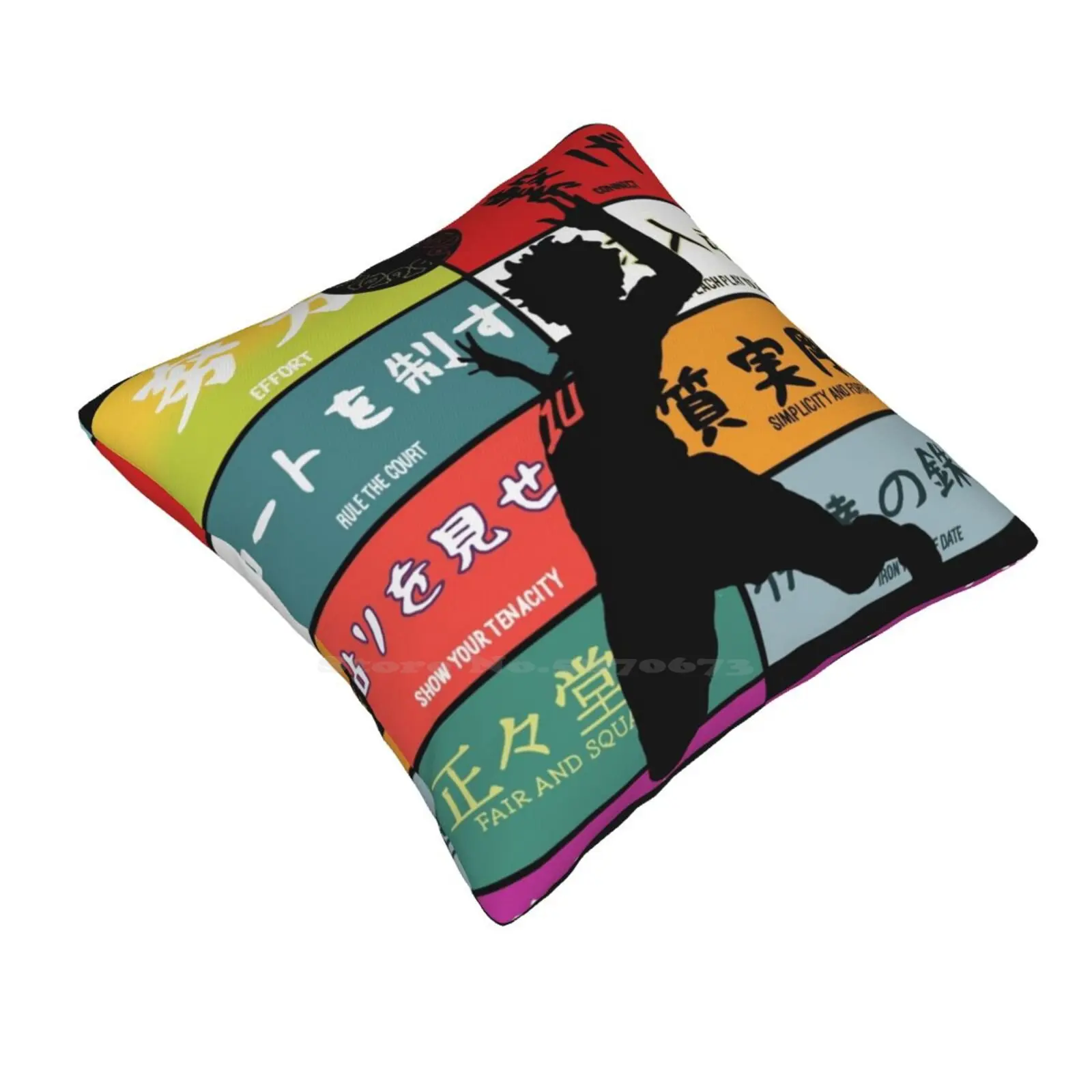 Haikyuu Teams Soft Comfortable Pillowcase Haikyuu Anime Manga Teams Drawstring Japan Hinata Karasuno Nekoma Shiratorizawa