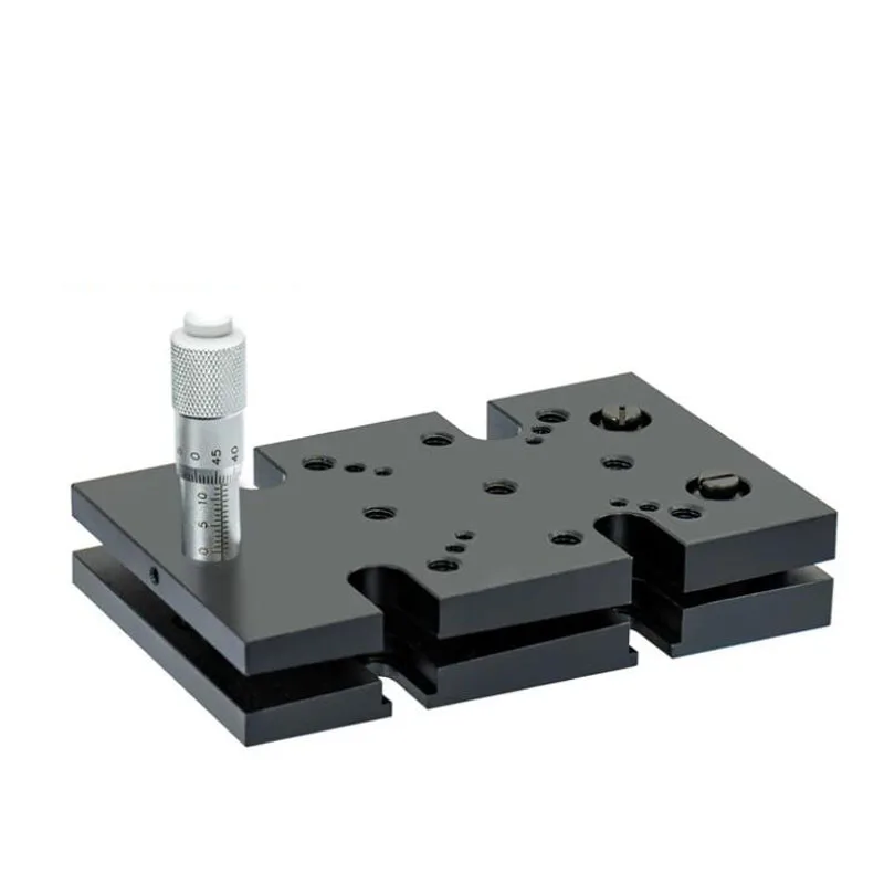 HM-1902 Precision One-Axis Tilting Platform Aluminum Alloy Base for Optical Experiments Fine Pitch Adjustment
