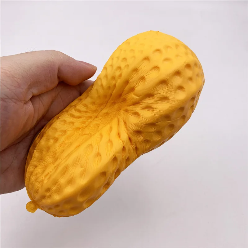 Śliczne symulowane duże orzeszki ziemne powolne powracanie do kształtu zabawki kreatywne miękkie szczypta muzyka zabawka spinner dzieci dorosłych dekompresuje wentylację