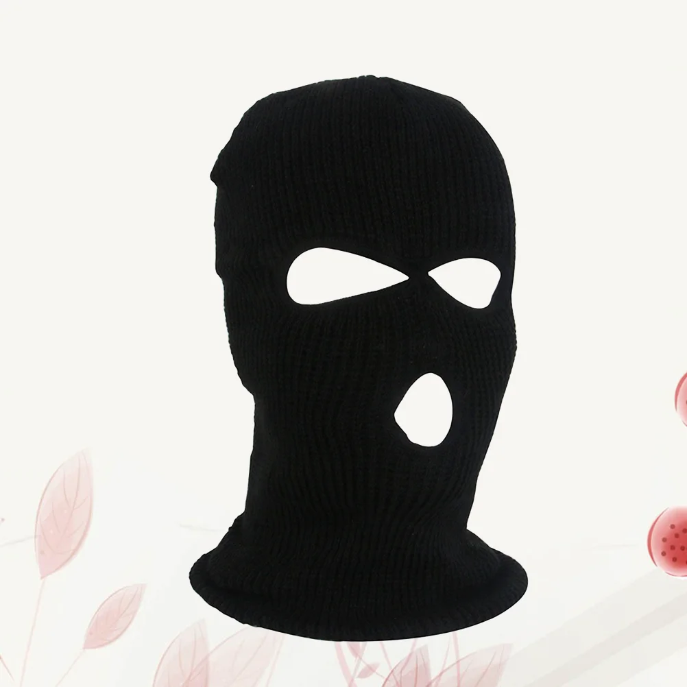 2 Pcs Ski Mask Warm Knitted Keep Headgear for White Windrproof