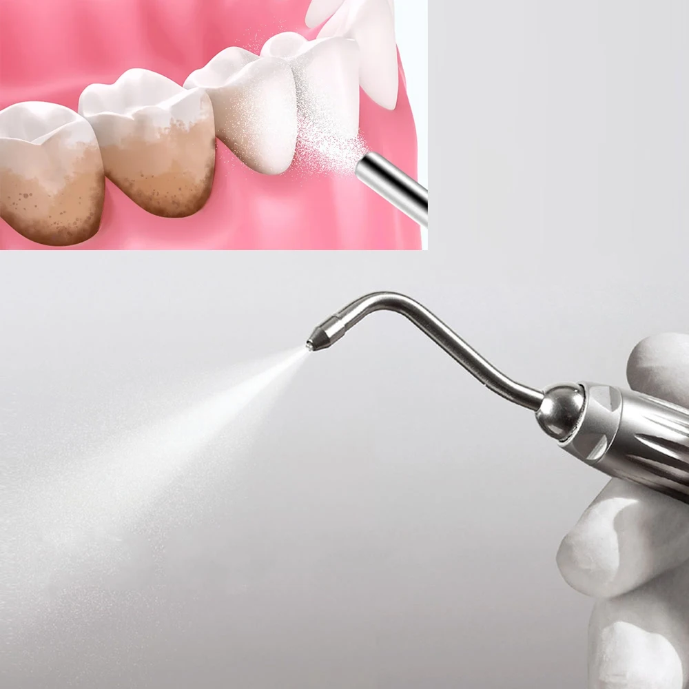 Dental Teeth Cleaning Powder for Prophy Jet Air Polisher sandblaster gun 65μm Strawberry Lemon Mint Flavor 130g/bottle