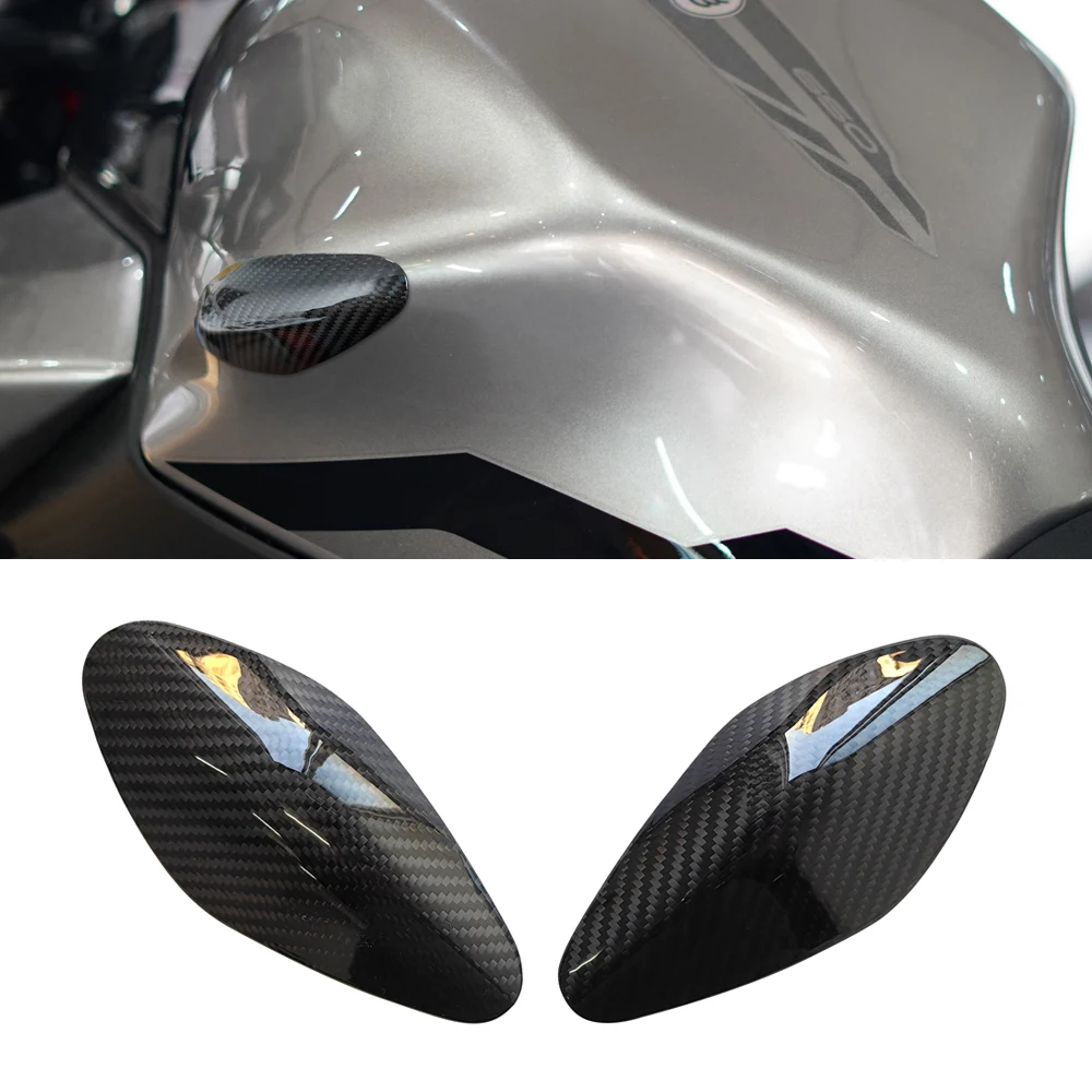 

Motorcycle Carbon Fiber Fuel Tank Cover Falling Protection for Kawasaki Z650 2017-2026