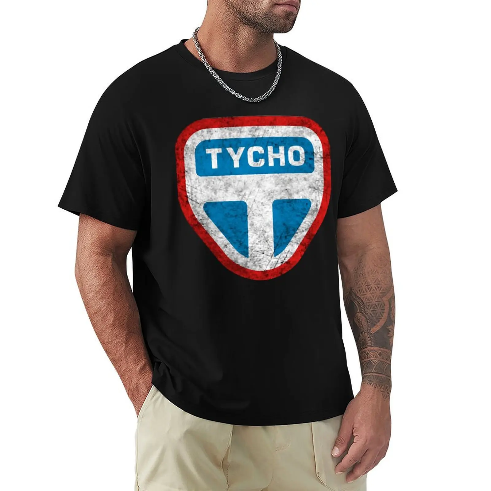 The Expanse Tycho Logo Dirty Classic T-Shirt sports fans korean fashion oversizeds graphic shirts black t shirts for men