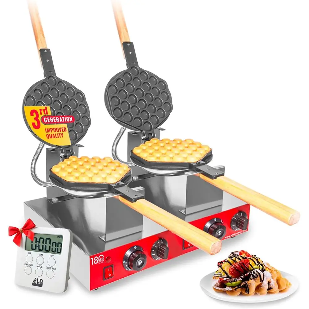 

Bubble Wale Maker hine | Bubble Wale Iron | Egg Wale hine | Nonstick Coating | 110V