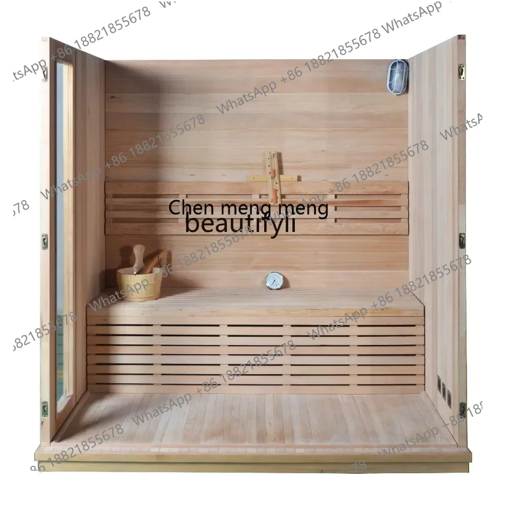 

CC Sauna room Household sweating steam room Beauty salon Volcanic stone wet steam bath box can be customized