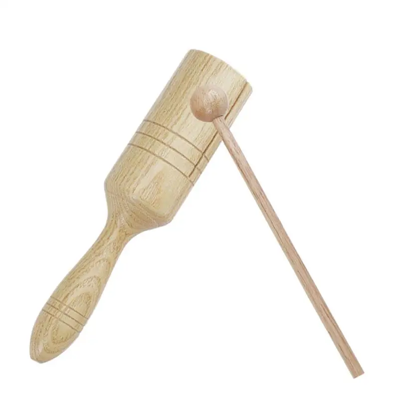 Instrumentos musicales de percusión latina, sirena de cuervo, Guiro, instrumento de percusión Musical de madera, juguete educativo, individual latino