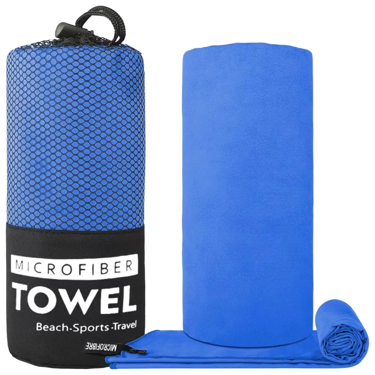 1-delige microvezelhanddoek Sport Sneldrogend Superabsorberende campinghanddoek Superzachte lichtgewicht Gym Zwemmen Yoga Strandhanddoek