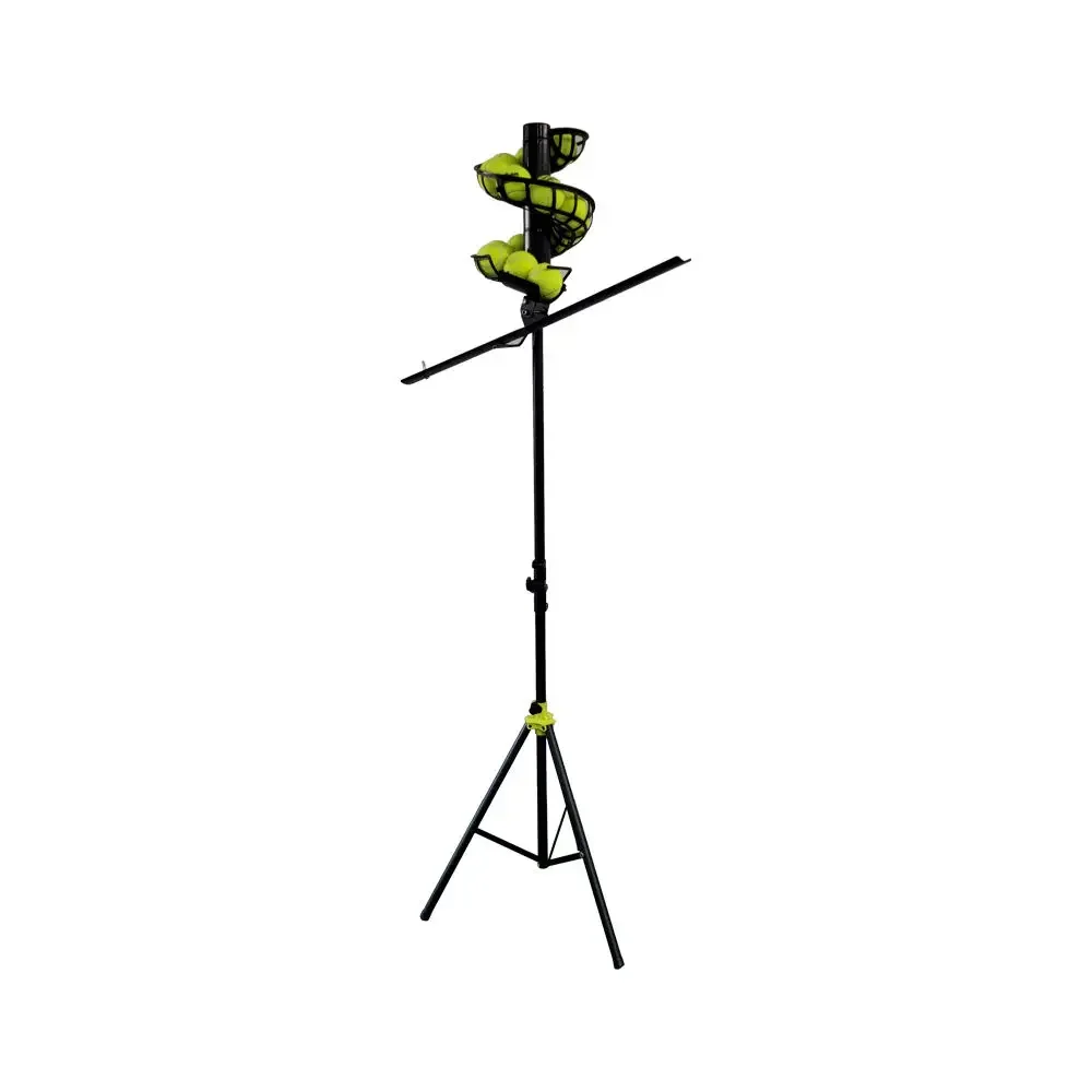 Automatic Tennis Ball Launcher Machine Adjustable Speed Height Swing Trainer for Home Court Practice, Portable Ball Feeder - Image 2