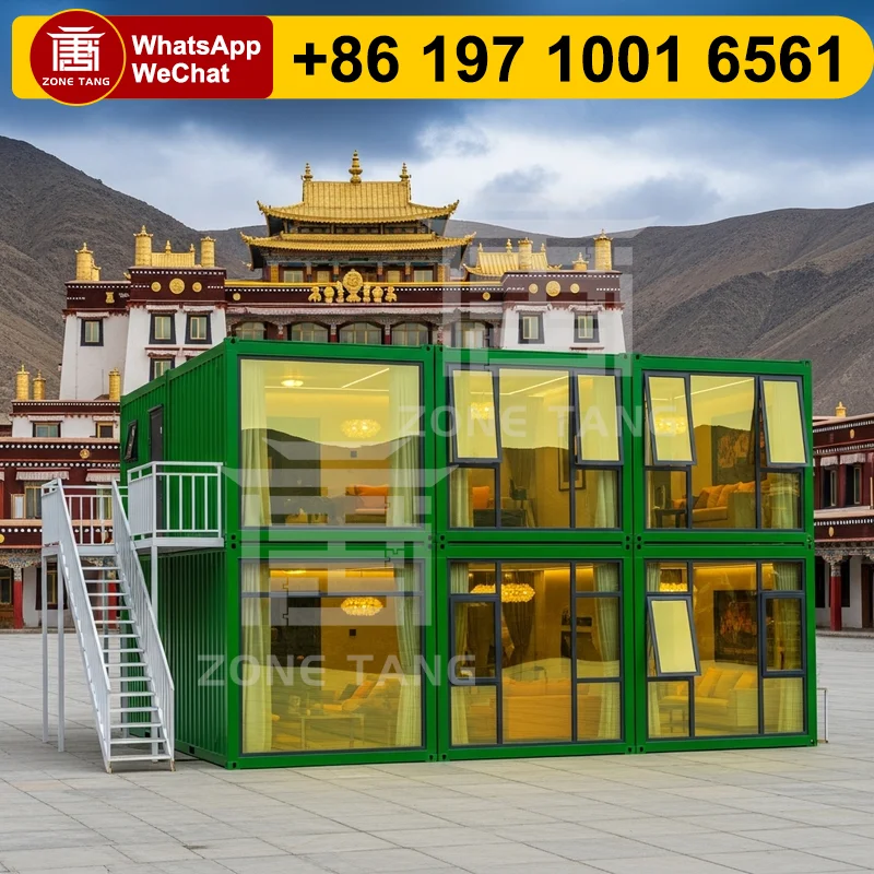 

Pre Fabricated Homes Standalone Home Detachable Modules Flat Pack House Multi Room Temperature Resistant Fashion Repairable Safe