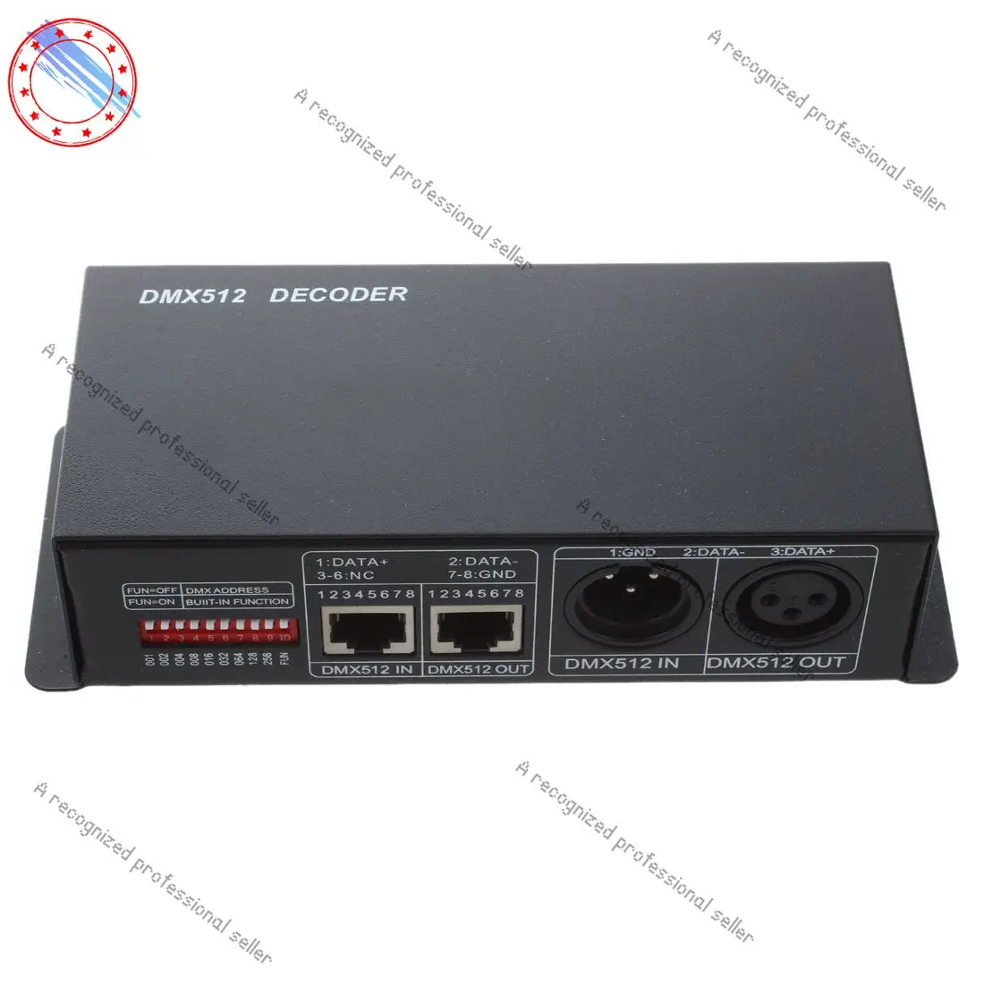 

DMX 512 4CH x 8A Decoder LED Controller 4 Channel Driver RGBW LED Tape DC 12V-24V High Quality DMX Decoder (Support Wholesale