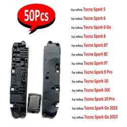 50Pcs,Loud Speaker Buzzer Ringer Replacement Accessories Parts For Infinix Tecno Spark 6 8 10 10C 5 8T 8C 9T 9 Pro Go 2022 2023