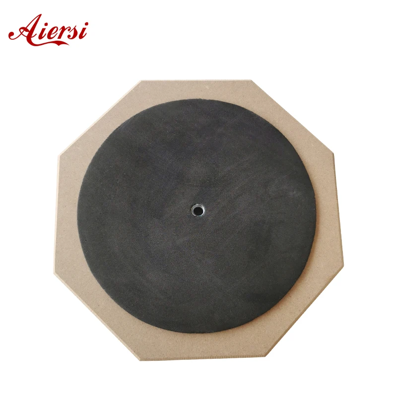 Aiersi-Silent Drum Practice Pad, Gray and Black Color, 8 Inches