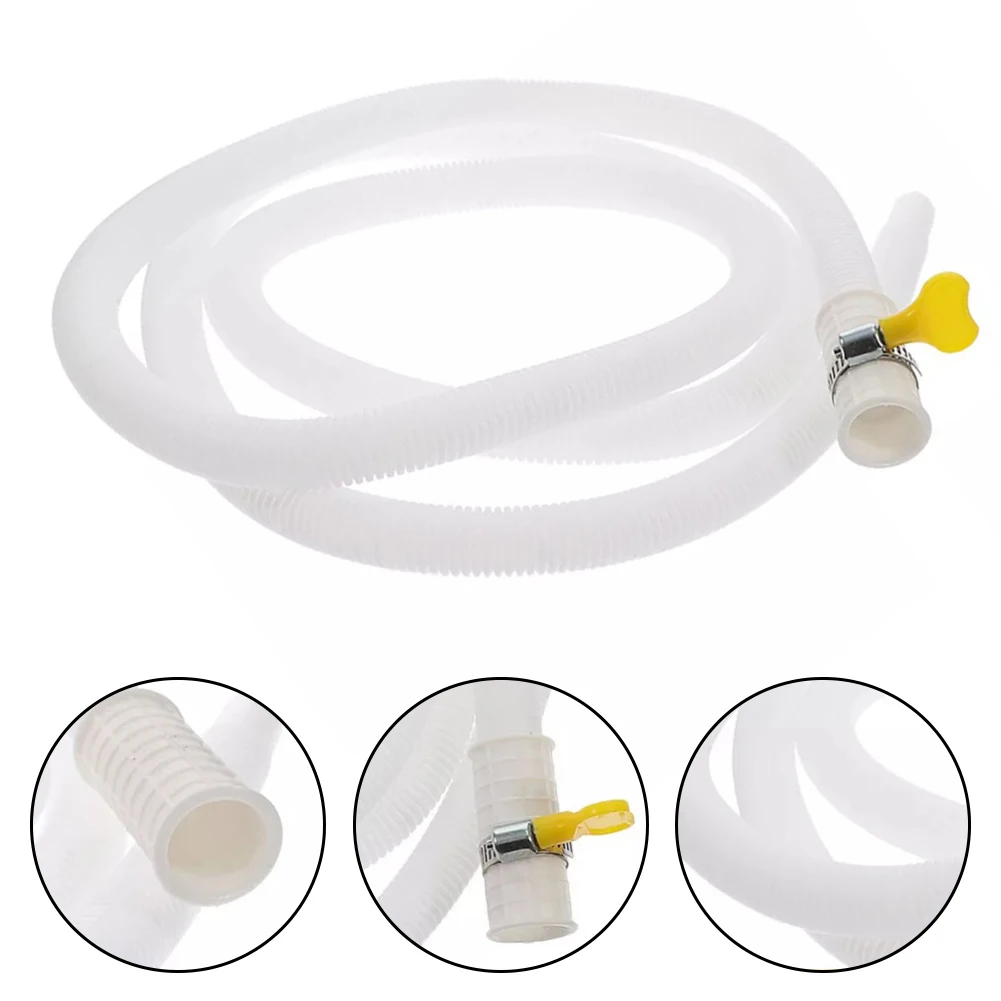 Conector De Mangueira De Dreno De Aço Inoxidável AC, Substituição De Ar Condicionado Em Casa, ABS e Aço, Solução Conveniente