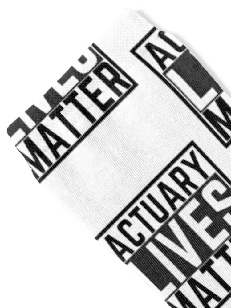 Actuary Lives Matter Socks sport soccer anti-slip Socks Male Women's