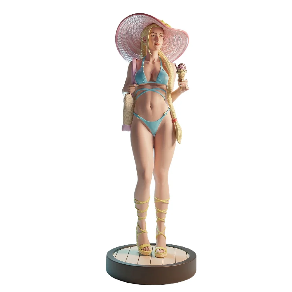 Cammy White Figuur 1:24 Miniatuur Resin Model Kit Ongeverfd Plastic Model Kit A743