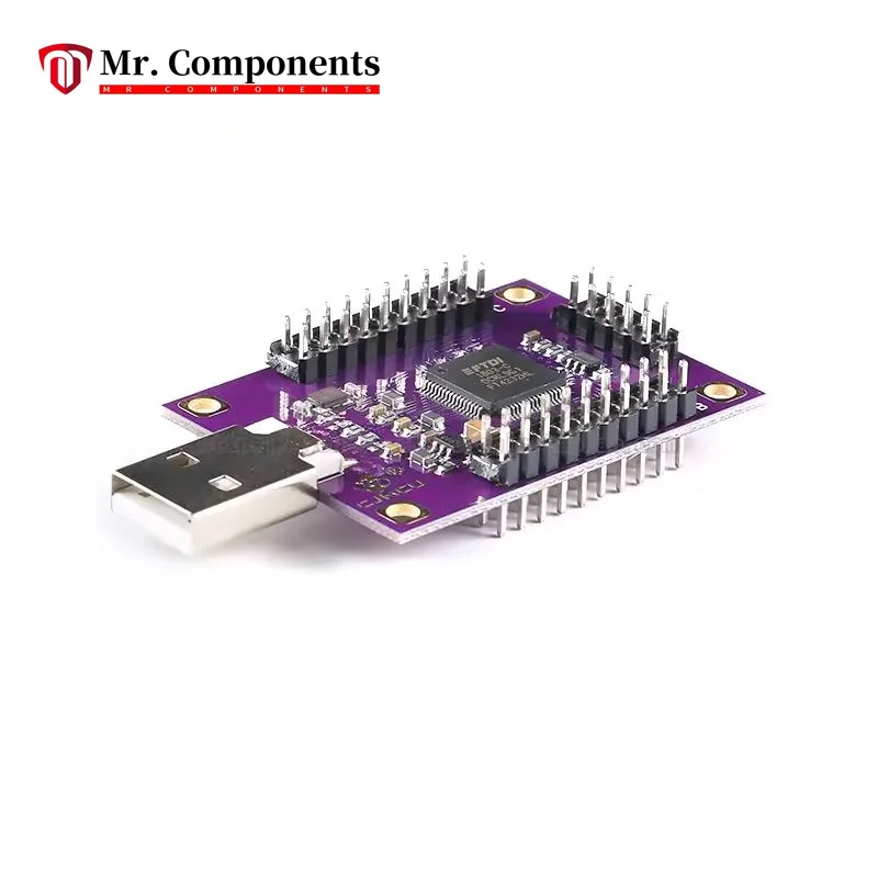 1PCS FT4232 Four-channel USB to Serial Port UART/SPI/I2C/JTAG/RS232 /RS485/RS422 Module 4 Channel FT4232HL CJMCU-4232 New