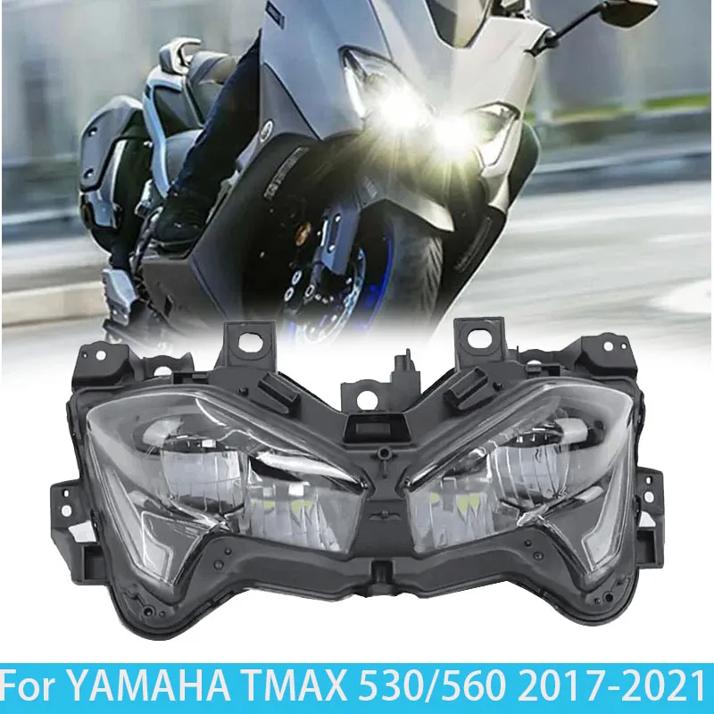 

Headlamp assembly For YAMAHA TMAX 530/560 2017-2021 Motocycle Headlamp Assembly Front Led Light Waterproof