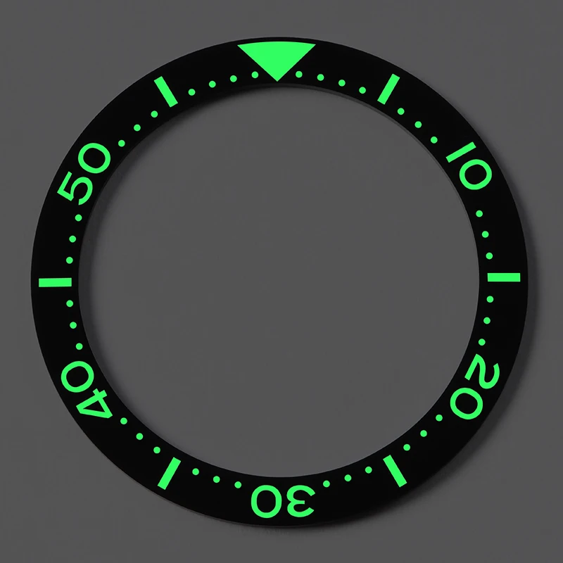 HEIMDALLR 31.2-39.2mm Ceramic Bezel Insert For NH35 NH36 Movement Dive Watch Man Watch Automatic Watch C3 Super Luminous