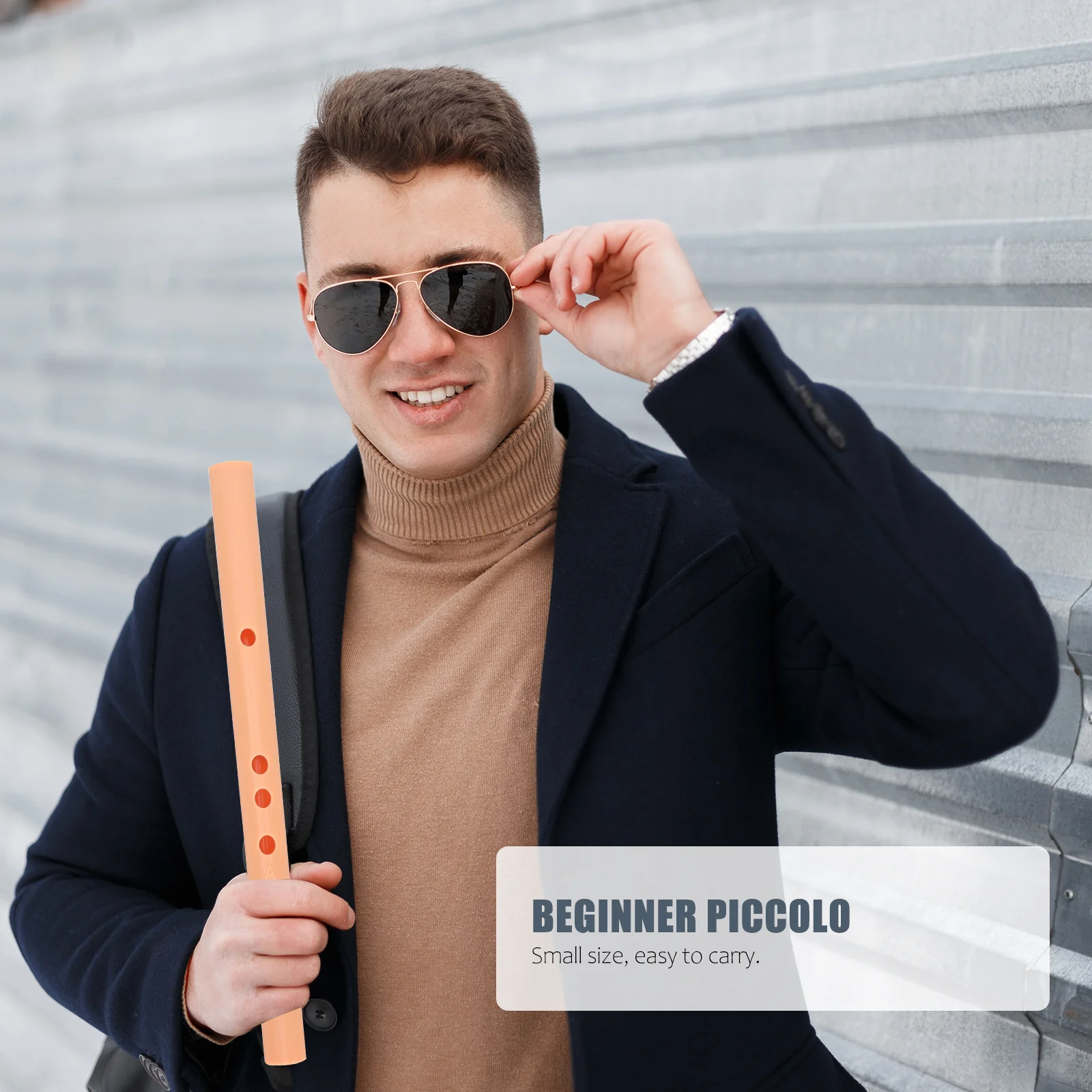 3 قطعة المزامير القصيرة مع ثقوب الغشاء سطح مصقول ABS المبتدئين الناي مجموعة للأطفال ممارسة التنسيق اليدوي الرياح الصغيرة #2