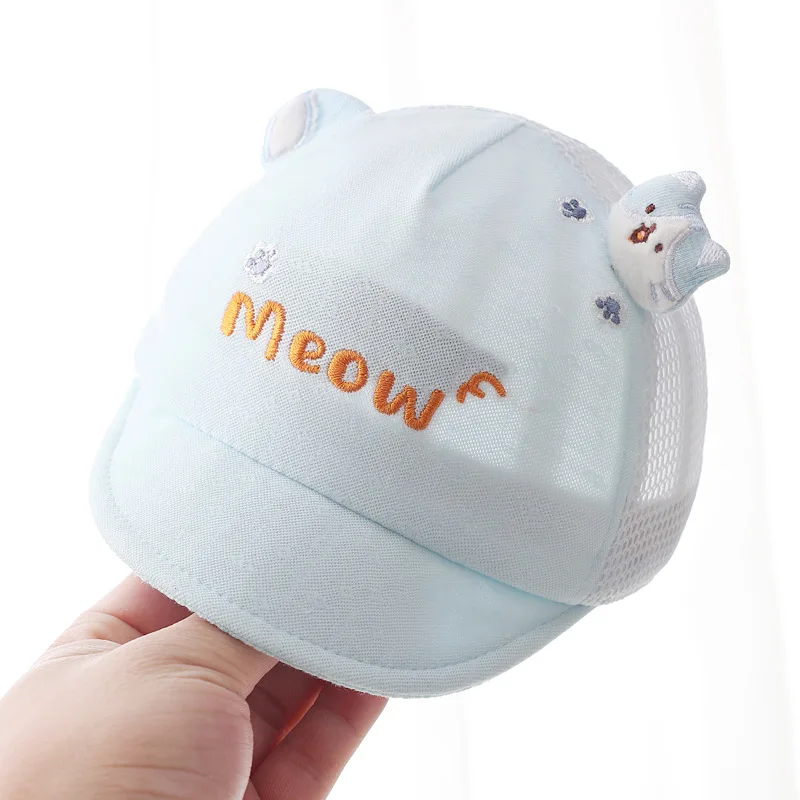 Summer Thin 4-month Baby Hat Summer Male Super Cute 0 Shade 2 Cap 3 Summer 5 Baby 6 Sunscreen Hat Gorras Para Niños