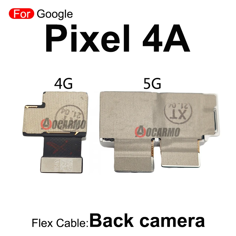 For Google Pixel 4A 4G 5G 5a 6A Rear Main Back Wide Camera And Front Camera Module Flex Cable Replacement Parts
