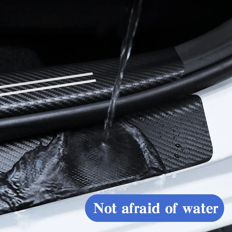 For Nissan Xtrail T30 T31 T32 Carbon Fiber Car Doorsill Sticker Anti-scraping and Waterproof Protective Film Accessories Trunk