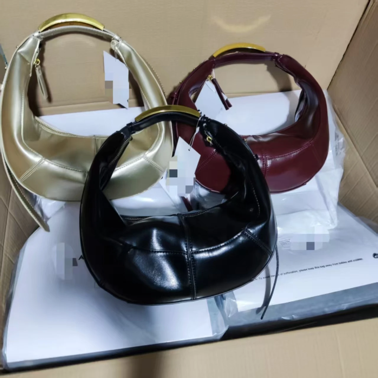 

Z Home Новая модная сумка для подмышек, модная универсальная сумка в форме полумесяца, женская сумка через плечо из мягкого искусственной кожи, чистый цвет