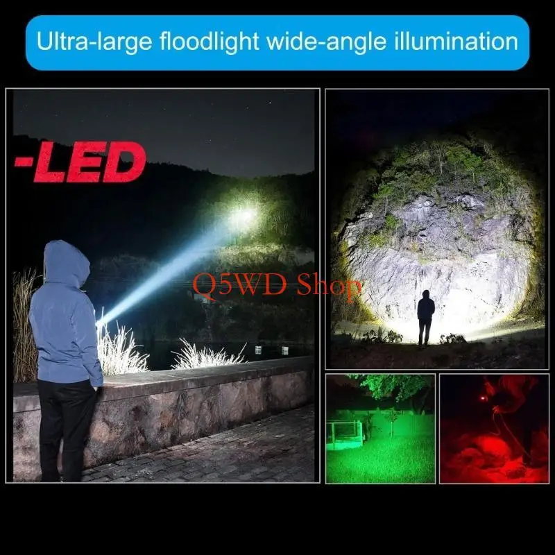 Q5WD Small LED Torch Aluminum Alloy Texture Suitable for Convenient Illuminations