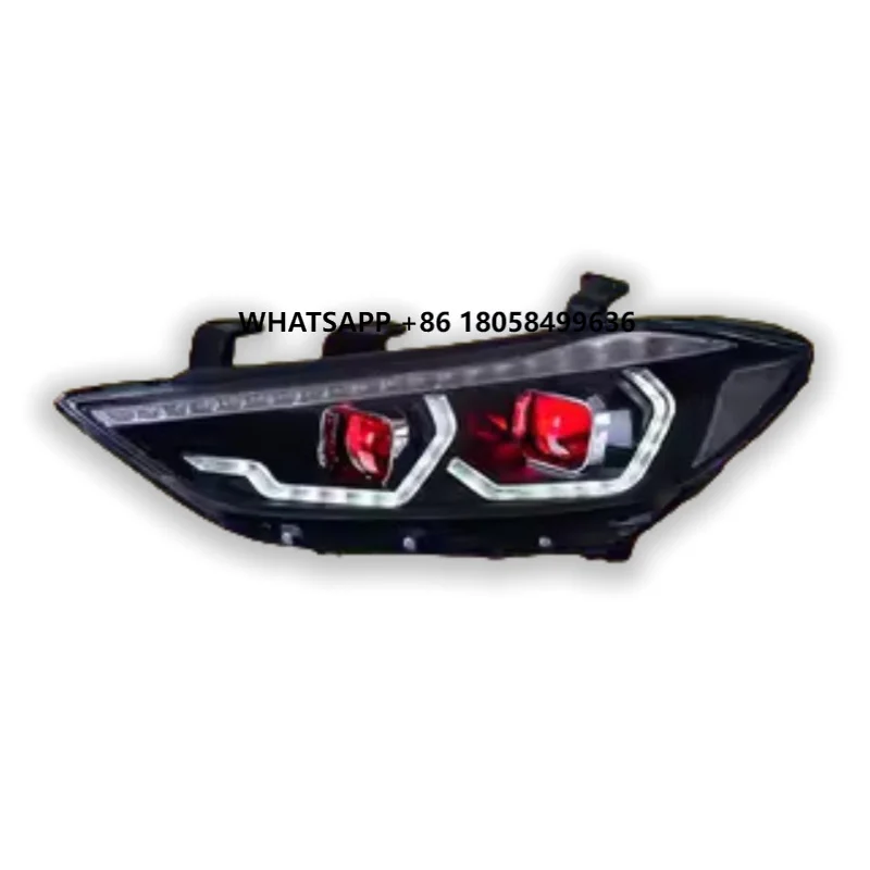 

LED Lens Headlights Modified Car Accessories for yundai Elantra Headlight Assembly 16-20 Day Running Lights Turn Signals