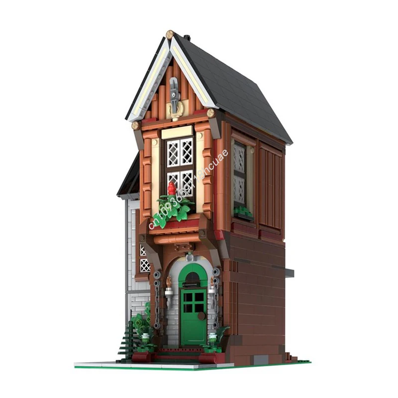 

1687 шт. MOC Fairy House, модульные здания, строительные блоки, решение проблемы, творчество, подросток, рождественская игрушка для взрослых, подарок