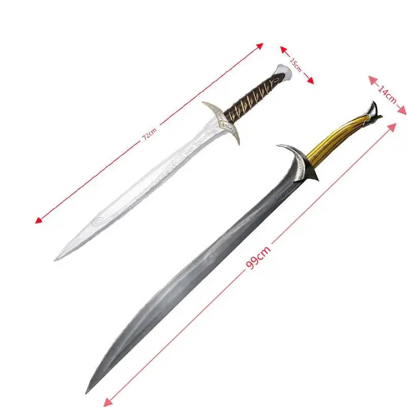 Épée du prince des elfes d'ATIONS, arme de simulation, accessoires d'Halloween, PU, 99cm, 1:1, COS