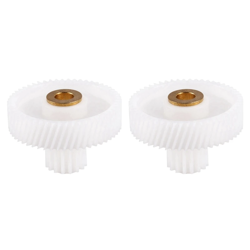 2X Meat Grinder Parts Plastic Gear Parts For Meat Grinder MG-2501-18-3 Fit Elenberg