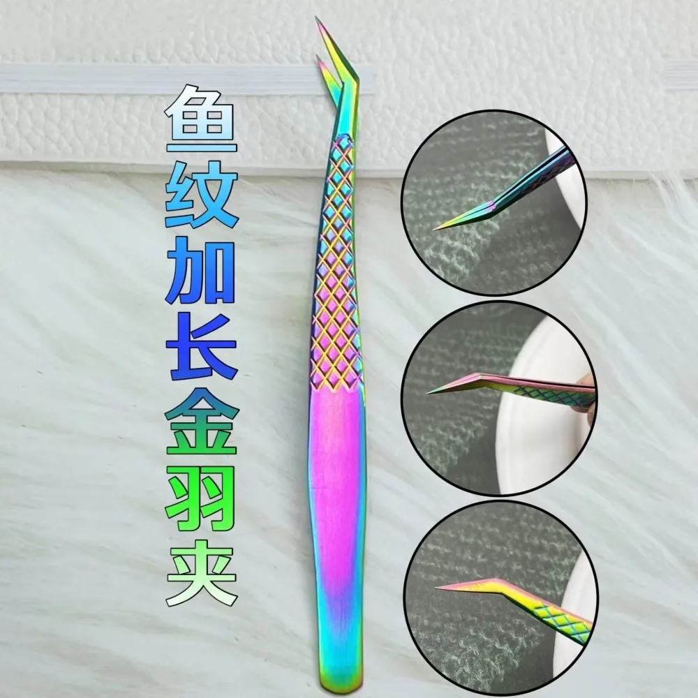 Pinça de cílios atacado ferramenta de cílios postiços pinças de cílios de aço inoxidável extensão de cílios volume pinças de chicote 20 pçs