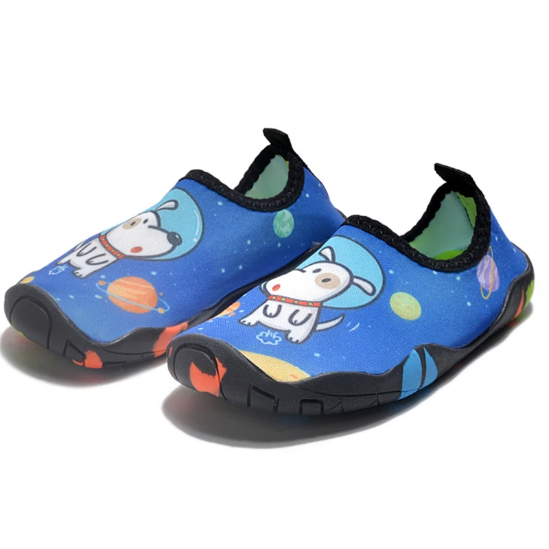 New Children's Cartoon Wading Shoes Summer Beach Swimming Shoes Quick-Dnying Water Sneakers Family Vacation Aqua Shoes 22-32#