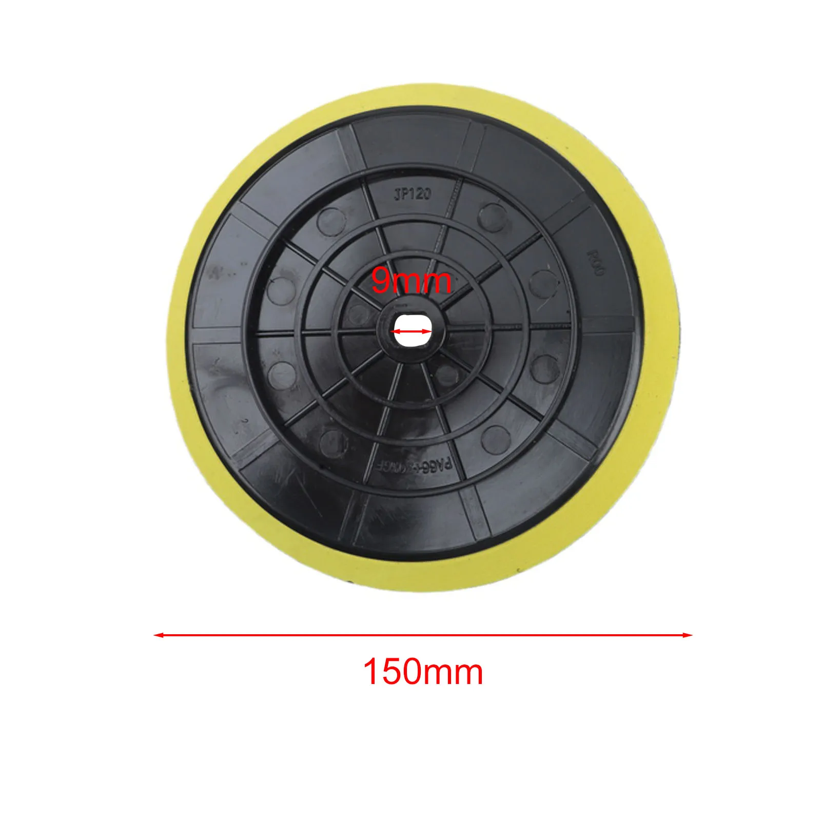 2 Pack 6-Inch Buffer Pads Polished Disc Backing Pads For Cordless Buffer Polisher Compounding Polishing Waxing