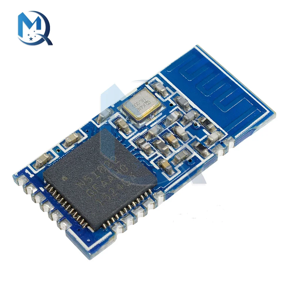 NRF51822-04 Konsumsi Daya Rendah 3.3V Mini Pada Perintah BLE 4.0 WIFI Modul Bluetooth Nirkabel TTL UART Antarmuka Cadangan