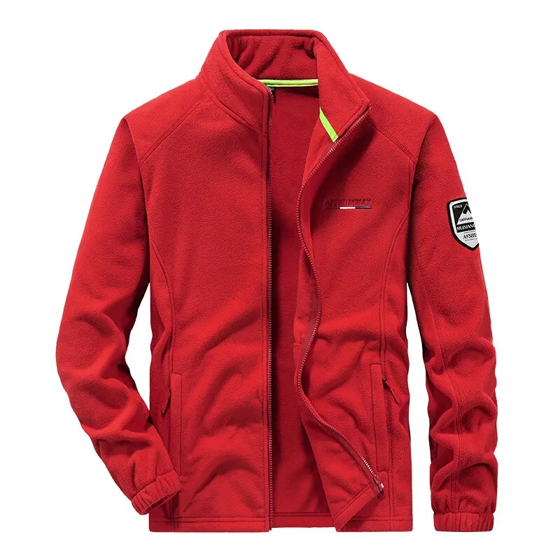 

New Autumn and Winter Fashion Trend Sports Plus Plush Thick Warm Jacket For Men Loose Plus Size Comfortable Plus Size Jacket