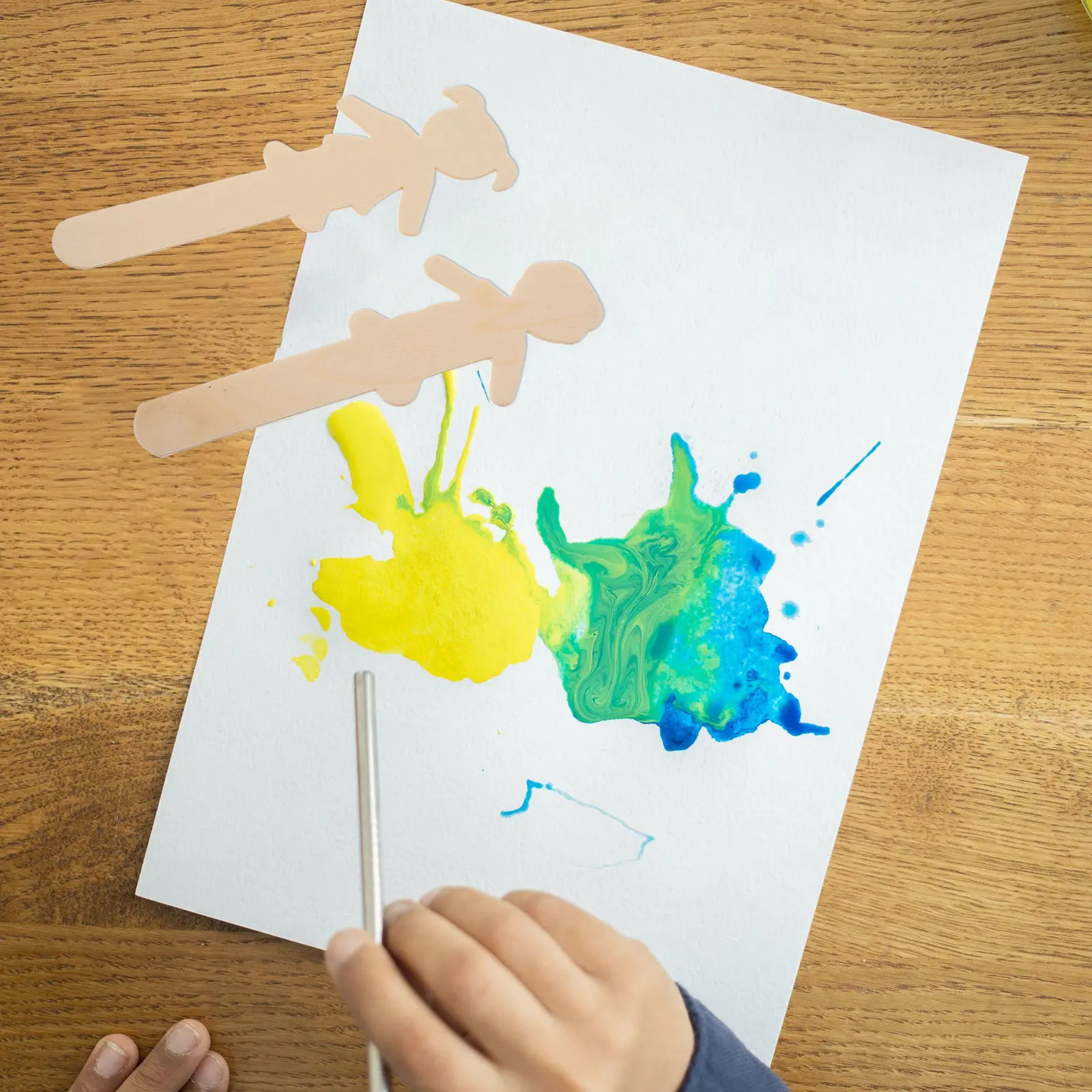 

40 шт. деревянных заготовок для творчества для мальчиков и девочек, неокрашенные, для детского школьного творчества, фигурки, украшения, DIY декор