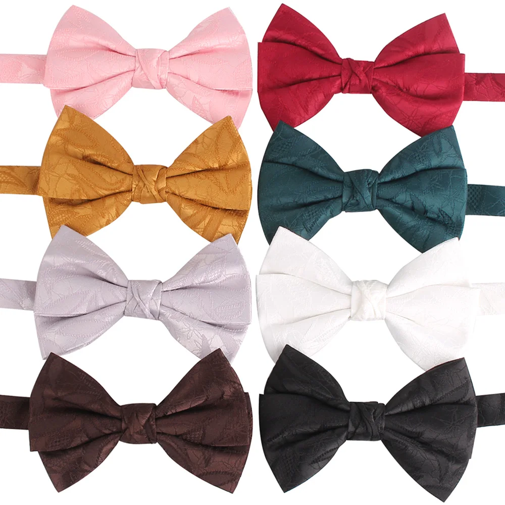 Wedding Style Bow tie Shirts Floral Bow tie For Men Women Bow knot Red Bow Ties Cravats Party Bow ties For Groomsmen Gifts