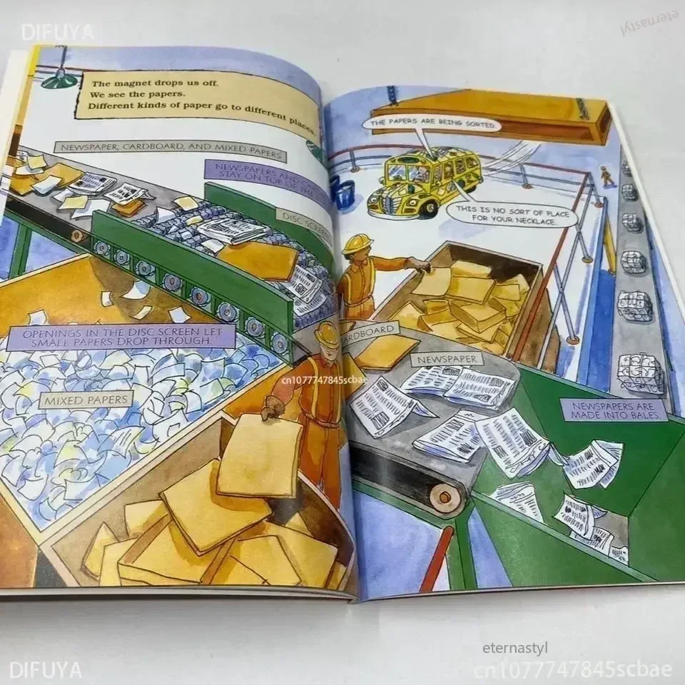 23 كتاب حافلة مدرسية سحرية قارئ العلوم للأطفال تلوين قراءة كتب القصص للأطفال مجموعة كتب ألعاب تعليمية جديدة ساخنة #5