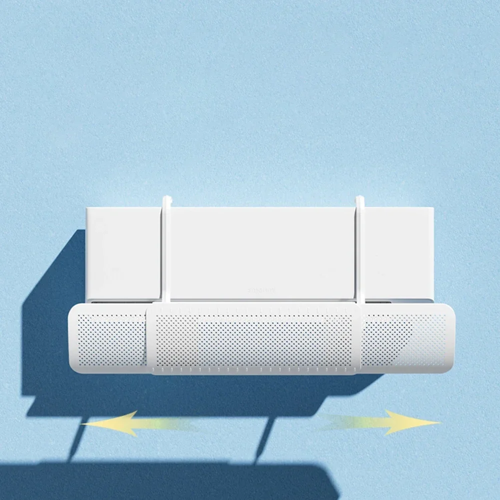 개폐식 배플 에어컨 블록 벽 장착 공기 디플렉터, 직접 기류 방지, 앞유리 보호