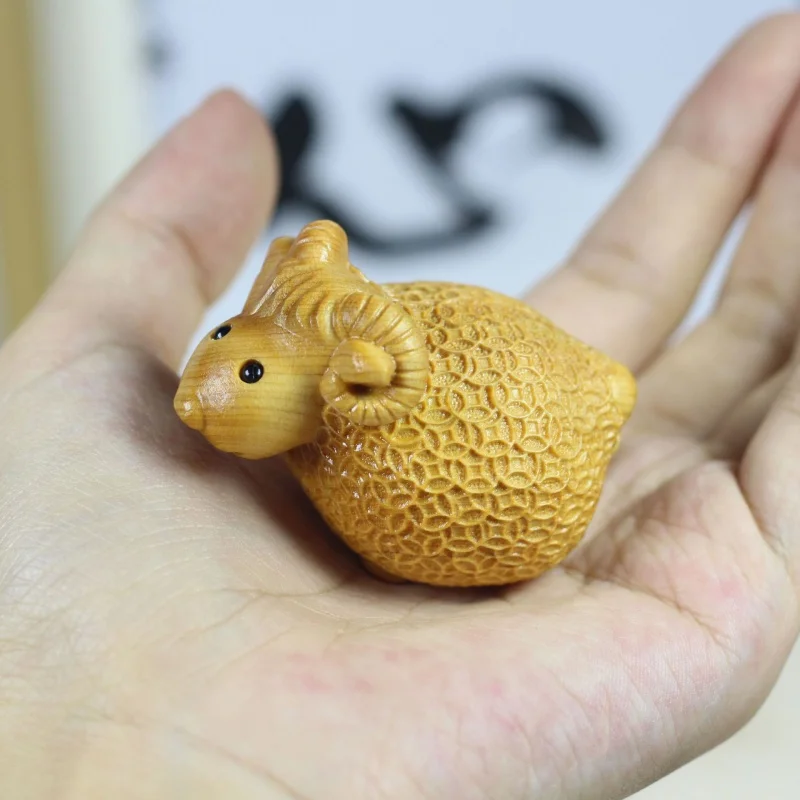 

Деревянная резьба, милые маленькие животные, ручная работа, бестселлер на Douyin, маленькая фотография с ароматом, подарки