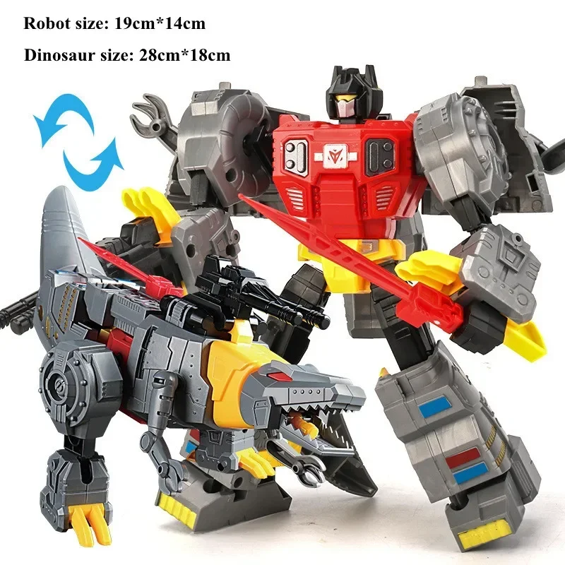 21cm BMB Dinobot Dinosaur Transformation Dinoking Toys Big Robot Car Model Alloy Anime KO Action Figure Kids Boy Gift