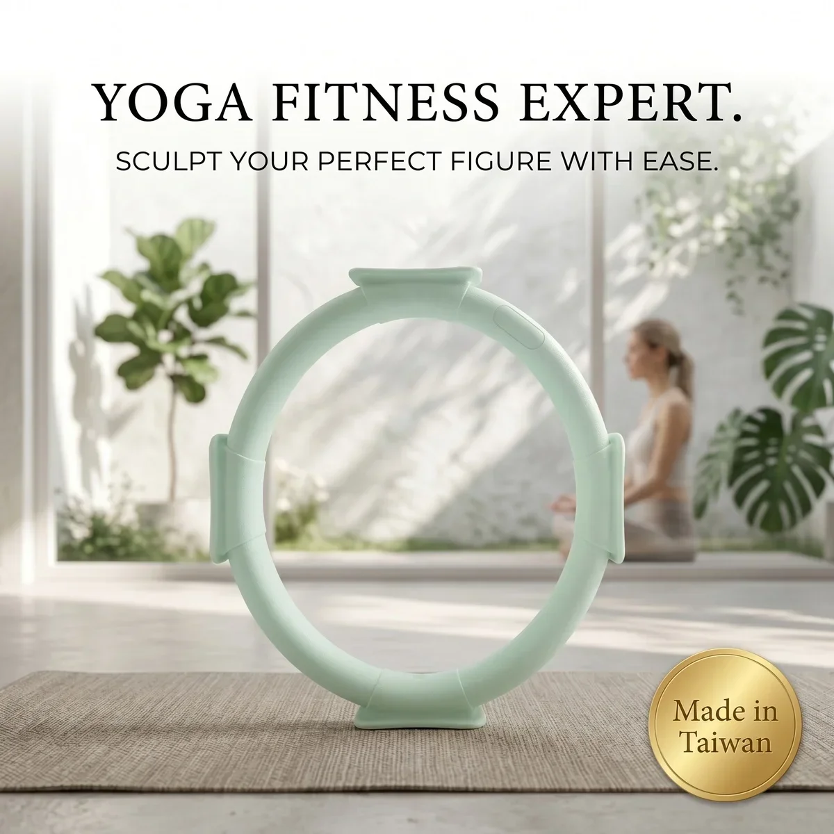 Taiwan Weight-bearing Pilates Ring Fitness Equipment, Shoulder-Slimming & Back-Thinning Magic Circle, Yoga Auxiliary Tool Resist