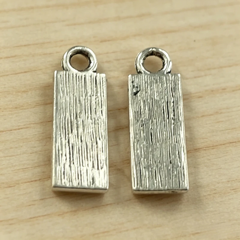 340 Stück antiksilberfarbene Schwimm-Wortanhänger, 18 x 7 mm, für DIY-Armbänder, Ohrringe, Schmuckherstellung # 4023 – Detail 2